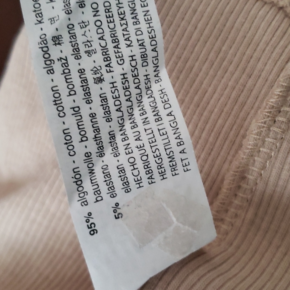 Zara Ribbed Cropped Top - Picture 4 of 4